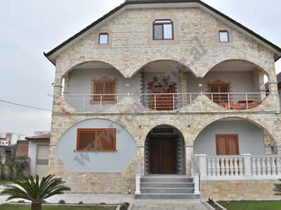 Three-storey villa is for rent in the Fushe-Mezez area of Tirana, Albania