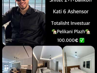 OKAZION 🔥 100.000€ • SHITET 2+1 +Ballkon  +355 0692039456