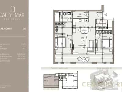Shqiperi, shes apartament 2+1+Aneks+Ballkon Kati 2, 139 m² 546.000 € (Jal Y Mar Residence)