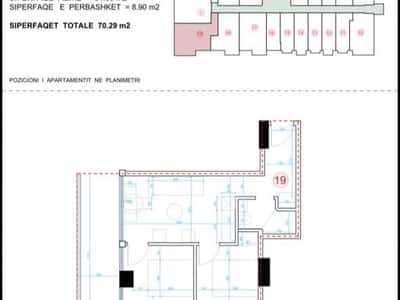 Apartament 2+1 Për Shitje në Shëngjin - 105435€ | 70.29 m²
