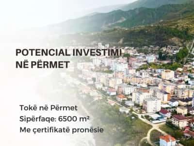 🌿 Tokë në shitje në Përmet , 6,500 m² me potencial investimi