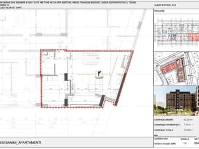 Tirane, shitet apartament 1+1 Kati 3, 69 m² 132.000 € (STACIONI TRENIT)