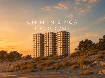 EXCLUSIVE!! SHITET APARTAMENT 1+1, THREE GARDENS RESIDENCE, QERRET!