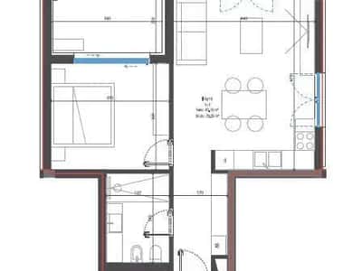 Dhermi - Palase, shitet apartament 1+1+Ballkon Kati 1, 79 m² 211.900 € (Santorini Village Residence) TT 995