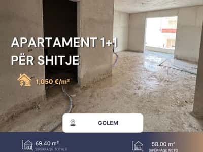 Golem, shitet apartament 1+1 Kati 2, 69 m² 72.870 €