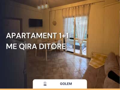 Golem, jepet me qera ditore , apartament , 1+1 , (70 metra nga deti)