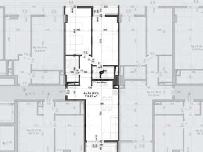 Tirane, shitet apartament 2+1 Kati 2, 116 m² 170.000 € (FUSHA E AVIACIONIT)