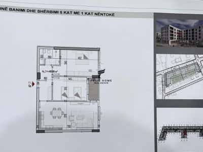 Tirane, shitet apartament 2+1+Ballkon Kati 3, 101 m² 76.000 € (KAMEZ)