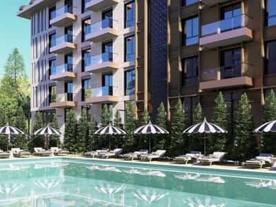 Apartament 2+1 në shitje, Grand Brilliant Palm Paradise, Qerret