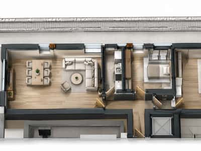 SHESIM PENTHOUSE 2+1+2 VIJE E PARE PAMJE BALLORE FULL DET