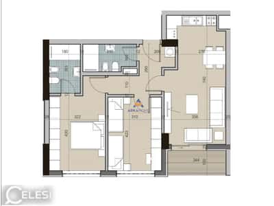 SHITET APARTAMENT 2+1+BALLKON "UNIVERS CITY, QTU" 125.000 EURO